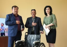 Ohangaronda ijtimoiy himoyaga muhtoj fuqarolarga yordam ko‘rsatilmoqda (foto) фото