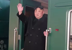 Ким Чен Ин Россия томон поездда йўлга чиқди фото