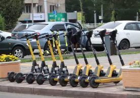 Олмаотада полициячилар самокатлардан фойдаланишга ўтказилади фото
