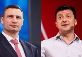 Украина президенти Зеленский Виталий Кличконинг истеъфосини талаб қилмоқда фото