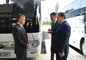Shavkat Mirziyoyev «Toshkent» avtovokzaliga bordi (foto) фото