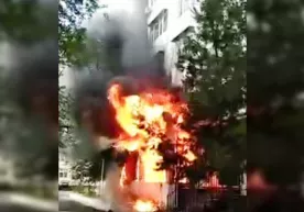 Toshkentda ko‘p qavatli uyda ro‘y bergan yong‘indan 1-7-qavatlar zarar ko‘rdi (foto) фото