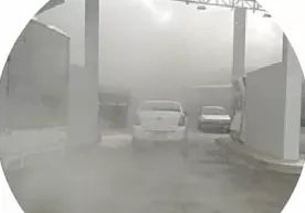 Qibraydagi gaz quyish shoxobchalaridan biri yonib ketdi фото