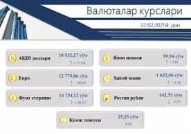 Ўзбекистонда долларнинг расмий курси яна кўтарилди фото