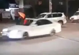 Тошкентда Lacetti минган аёл ЙПХ ходимларидан қочди (видео) фото