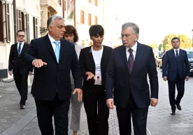 Shavkat Mirziyoev Budapeshtda Viktor Orban bilan uchrashuv oʻtkazdi фото