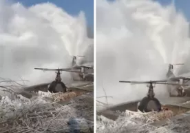 Андижонда катта сув қувури ёрилиб кетди (видео) фото