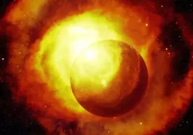 NASA олимлари доимий равишда ёниб турувчи ва лава оқиб турадиган сайёрани топди фото