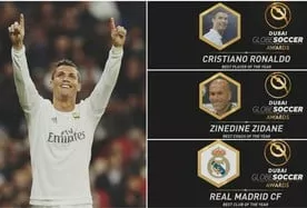 Ronaldu – Yilning eng yaxshi futbolchisi, Zidan – eng yaxshi murabbiy, «Real» – eng yaxshi klub фото
