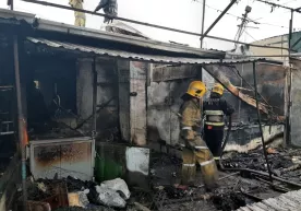 Тошкентдаги «Янгиобод» бозорида ёнғин содир бўлди фото