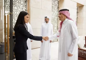 Saida Mirziyoyeva Qatar bosh vaziri bilan ko‘rishdi фото