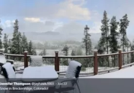 Колорадода 90 йил ичида биринчи марта июнда қор ёғди (фото, видео) фото
