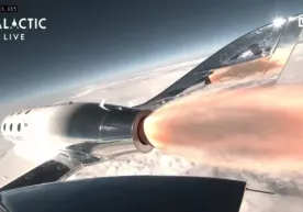 Virgin Galactic космоплани орбитага илк тижорий парвозини амалга оширди фото