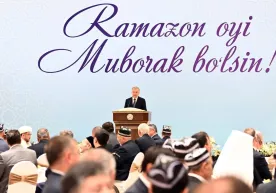 Prezident Shavkat Mirziyoyev iftorlik tadbirida ishtirok etdi фото