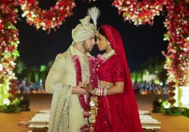Priyanka Chopra to‘yida ikki xil ko‘ylak kiydi (foto,video) фото