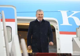 Шавкат Мирзиёев Москвага етиб борди фото