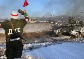 Жанубий ҳарбий округ ҳарбийлари машғулотларни якунлаб, Қримни тарк этди фото