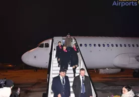 O‘zbekistonning yana bir xususiy aviakompaniyasiga tegishli samolyot Toshkent kelib qo‘ndi фото