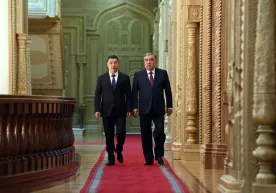 Садир Жапаров Душанбеда Имомали Раҳмон билан учрашди (фото) фото