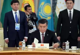 Jeenbekov Markaziy Osiyo yetakchilarini terrorchilikka qarshi birgalikda kurashishga chaqirdi фото