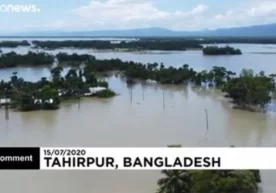 Bangladeshning uchdan bir qismi suv ostida qoldi (video) фото
