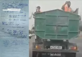 Qo‘qonda yo‘lovchilari isiriq tutatib yurgan yuk mashinasi haydovchisi jarimaga tortildi фото