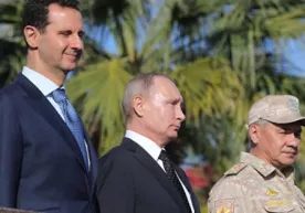 Мисоли қадрдон ака-укалар. Путин ва Асад Сурияда учрашди (Видео) фото