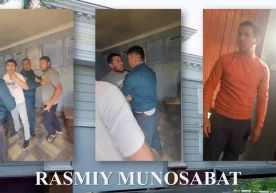 Shahrixonda ichki ishlar xodimlari va fuqarolar o‘rtasida janjal sodir bo‘ldi фото