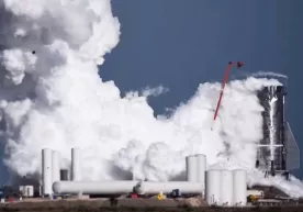 SpaceX tajriba raketasi sinov vaqtida portlab ketdi (video) фото