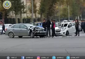 Мирободда Spark ва Lacetti тўқнашди фото