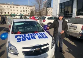 Тошкентда туғилган 3 эгизак отасига Президент совғаси — Cobalt берилди (фото) фото