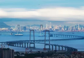 Хитойда дунёдаги энг катта денгиз магистрали қуриб битказилди (видео) фото