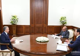 Shavkat Mirziyoyev maslahatchi Suma Chakrabartini qabul qildi фото