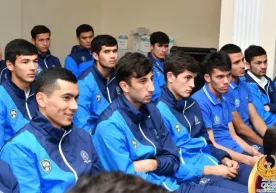 MOQ prezidenti OTJ futbolchilariga: Sizlarning ortingizdan butun xalqimiz, yurtboshimiz qarab turibdi фото