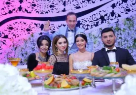 Oq libosdagi aktrisa Shahzoda Matchonovaning eng baxtli kunidan fotosuratlar фото