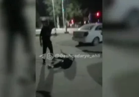 Qashqadaryoda hokimlik binosi yonida yosh qiz kaltaklandi фото