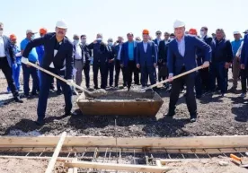 Арипов ва Мамин Мақтааралда янги аҳоли пункти қурилишига старт беришди фото