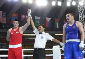 Osiyo chempionati yarim finaliga yo‘l olgan bokschilarimiz... фото