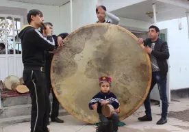Tojikistonda dunyodagi eng katta doira yasaldi фото