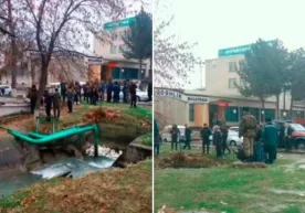 Чилонзордаги каналдан белига тош боғлаб ташлаб кетилган чақалоқ топилди фото