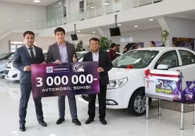 GM Uzbekistan 3 millioninchi avtomobil sohibini qutladi фото