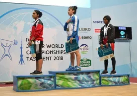 Ўзбекистонда илк марта аёл спортчи оғир атлетика бўйича жаҳон чемпиони бўлди фото