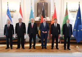 Markaziy Osiyo davlatlari yetakchilari Germaniya prezidenti bilan uchrashdi фото