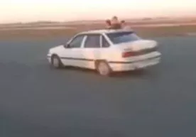 Yoshlarga nima bo‘lyapti?! Yana bema’ni poygalardagi fojea (video) фото