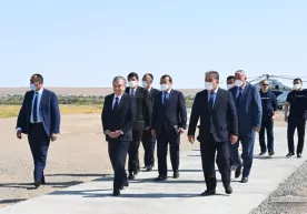 Shavkat Mirziyoyev Xorazmga keldi (foto) фото