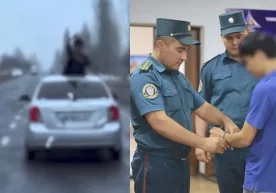 Фарғонада тўй кортежидаги автомобилдан сохта пул сочган йигитга 10 сутка маъмурий қамоқ жазоси тайинланди фото