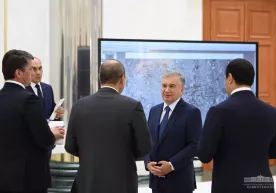 Шавкат Мирзиёев Олимпия шаҳарчаси ва Янги Тошкент лойиҳалари билан танишди фото