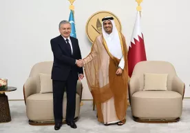 Shavkat Mirziyoyev Qatarga yetib bordi фото