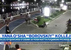 Yana o‘sha yuridik va «Borovskiy» kolleji. O‘quvchilar tomonidan bir fuqaro pichoqlandi (video) фото