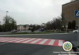 Тошкентда пиёдалар ўтиш жойини чизиш учун Европадан мутахассислар ёлланди фото